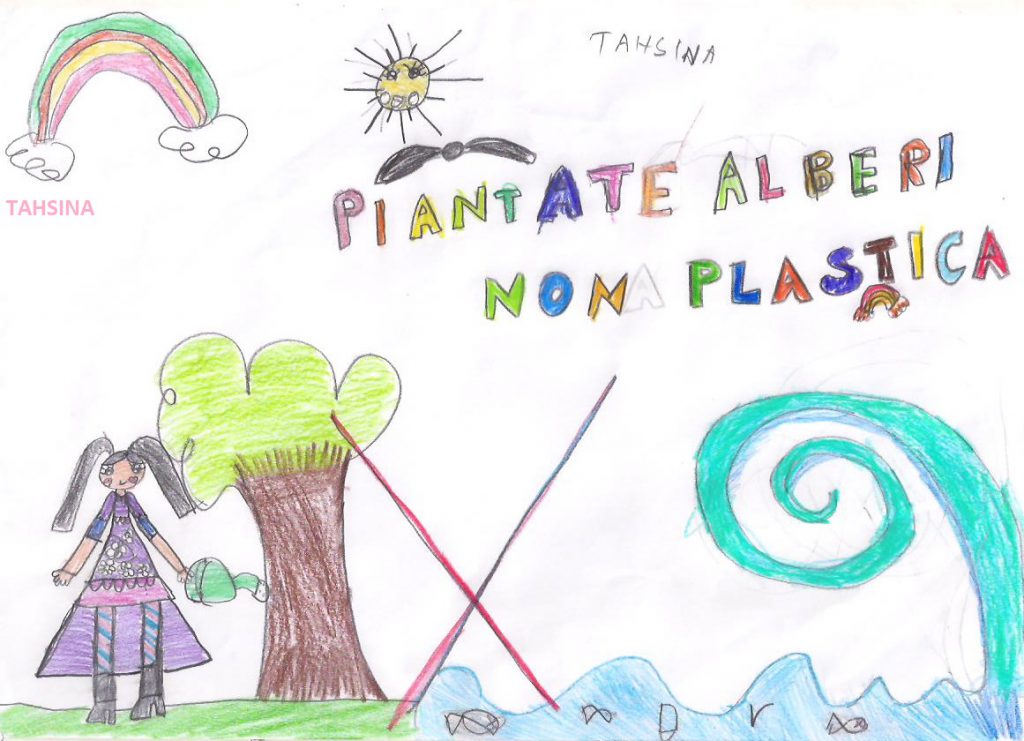 Protect nature by Caterina Fantini - Illustrated by Classe 2^A - Primaria F.Querini - Ourboox.com