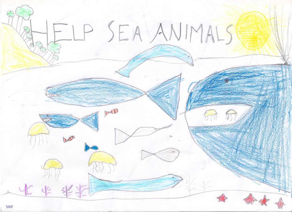 Protect nature by Caterina Fantini - Illustrated by Classe 2^A - Primaria F.Querini - Ourboox.com