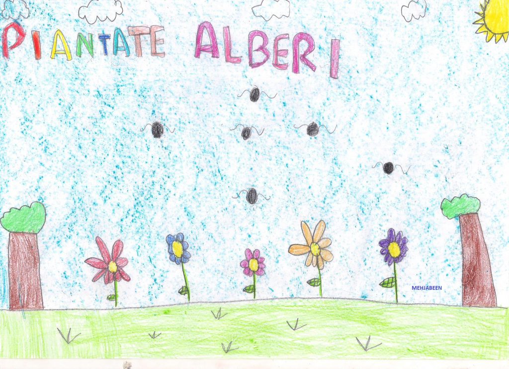 Protect nature by Caterina Fantini - Illustrated by Classe 2^A - Primaria F.Querini - Ourboox.com