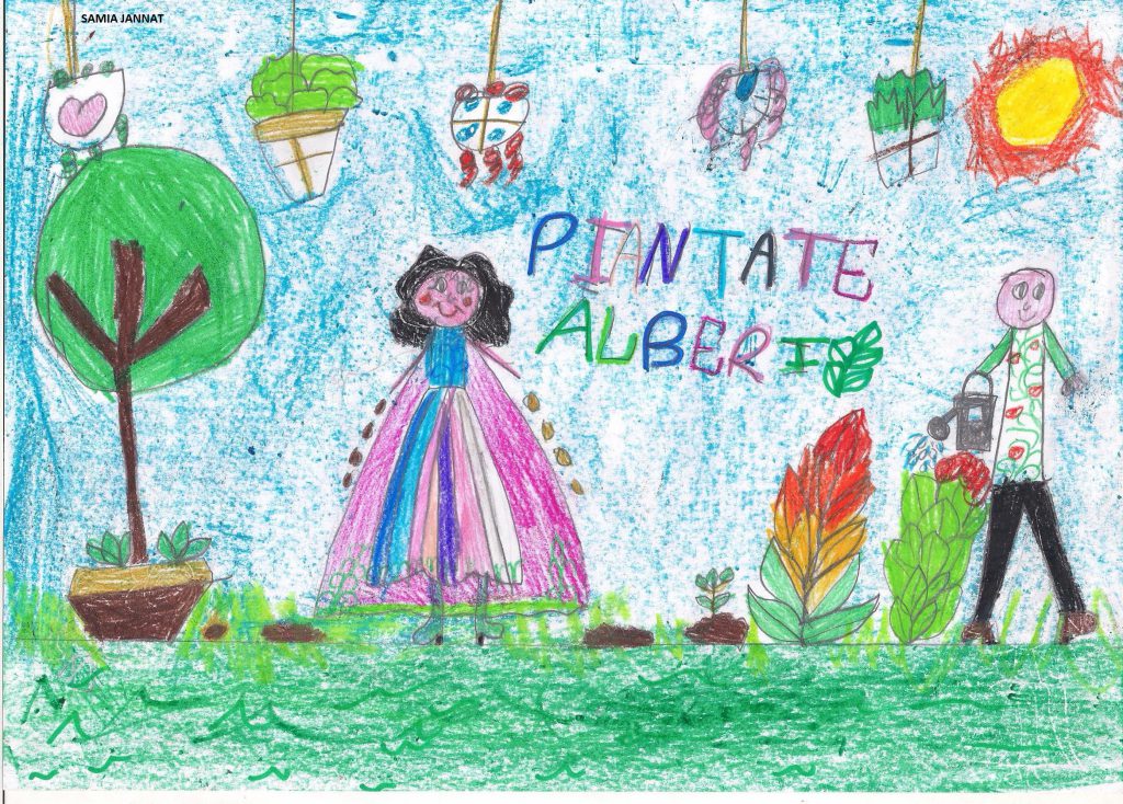 Protect nature by Caterina Fantini - Illustrated by Classe 2^A - Primaria F.Querini - Ourboox.com