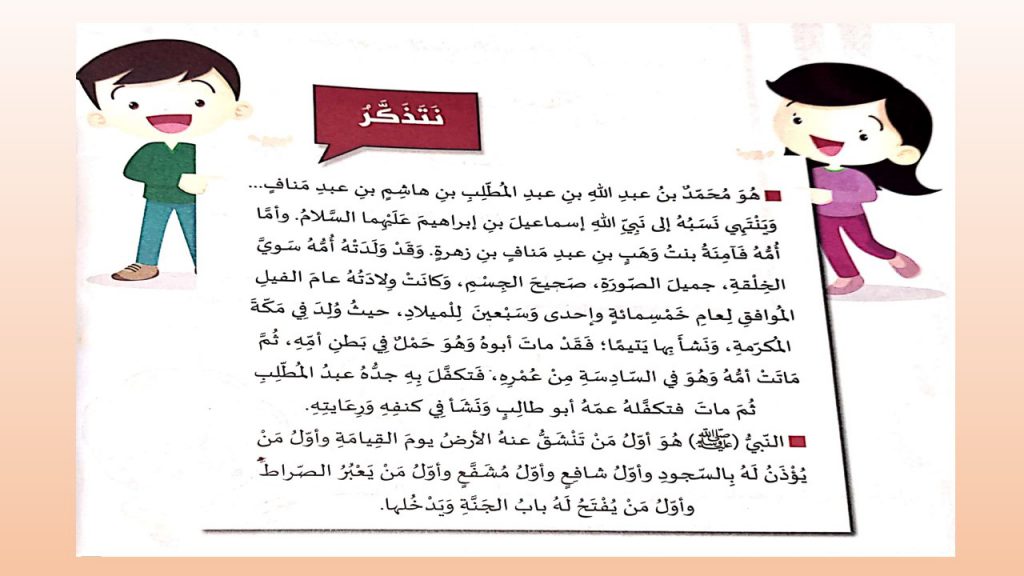 الدرس الثاني العقيدة الاسلامية محمد خاتم الانبياء والمرسلين by roqya - Illustrated by رقية حاج يحيى - Ourboox.com