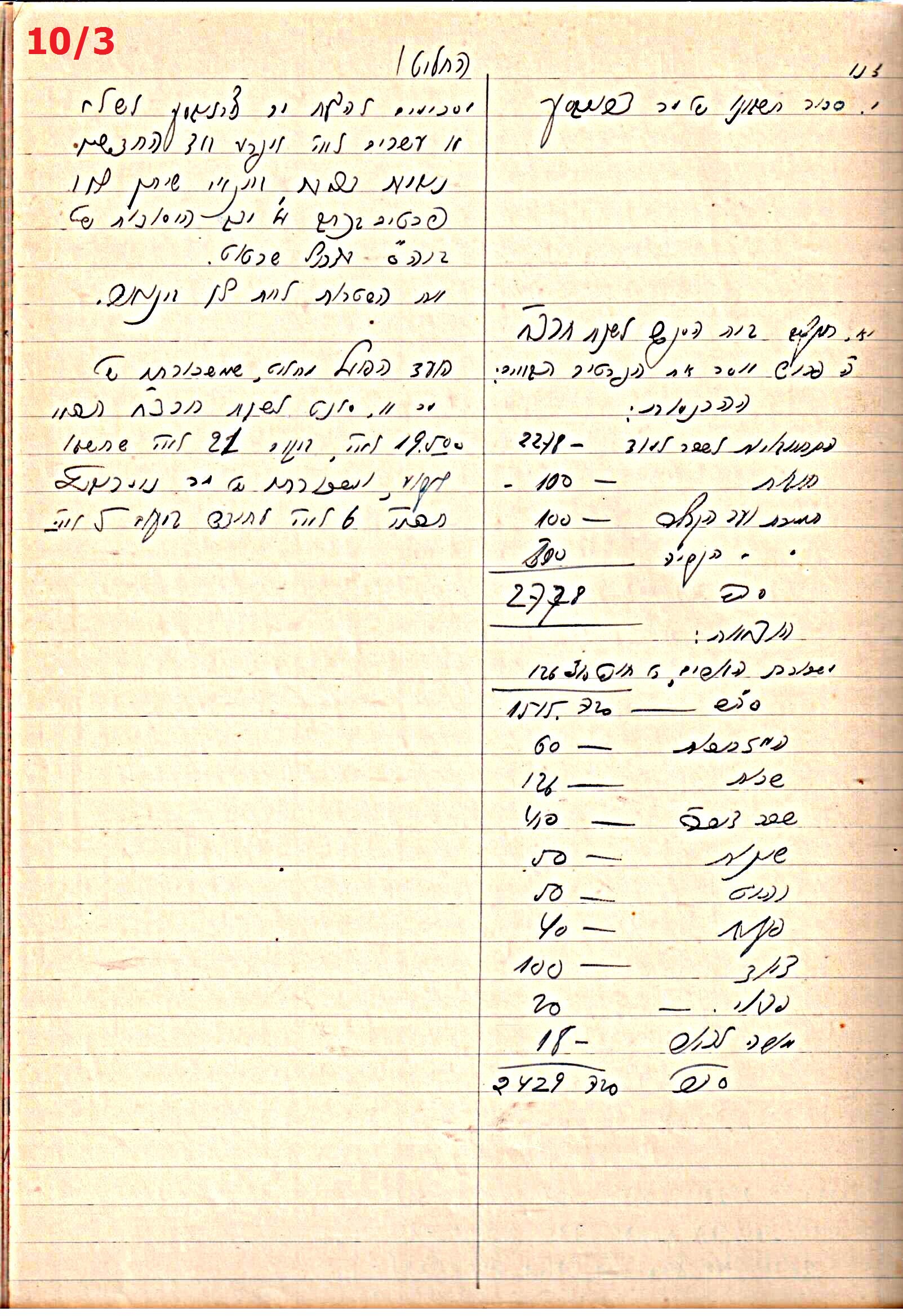 פרוטוקול 45 אגודה שיתופית – הנהלה 18.7.48 – 27.7.37 ועד הפועל by riki deri - Illustrated by מוזיאון בית גרושקביץ / כרך 45 - Ourboox.com