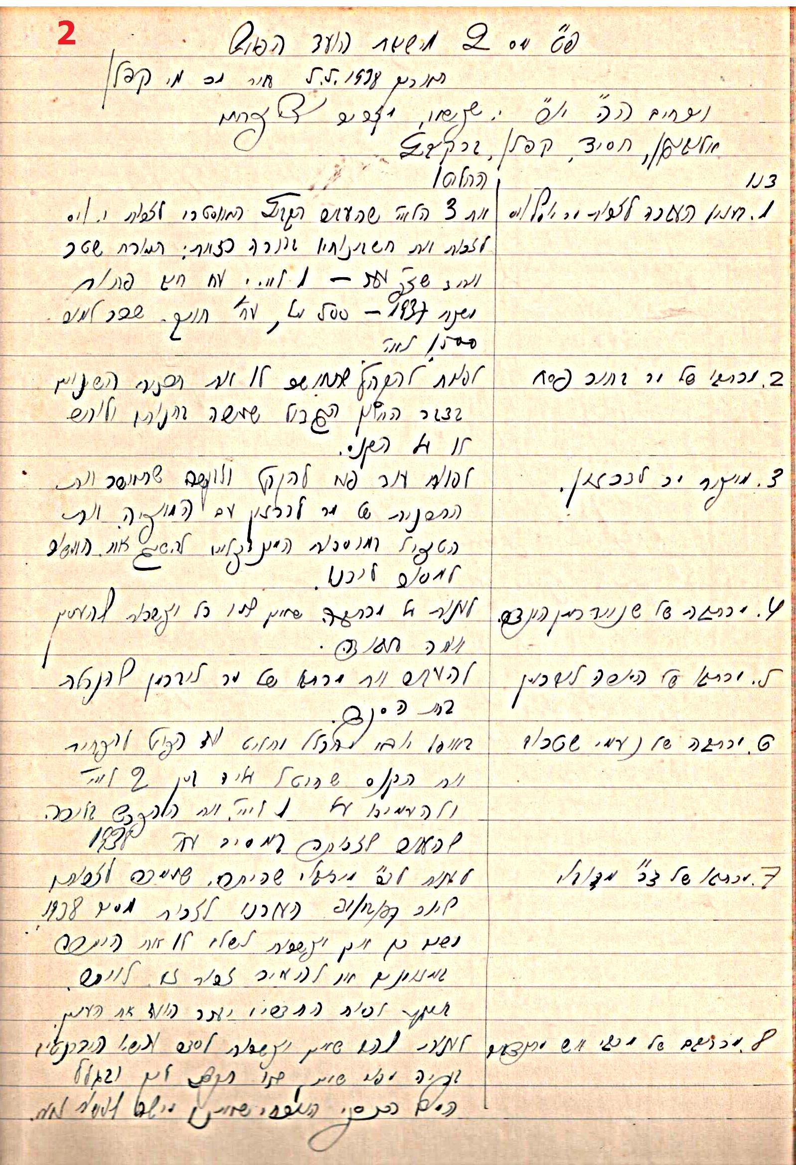 פרוטוקול 45 אגודה שיתופית – הנהלה 18.7.48 – 27.7.37 ועד הפועל by riki deri - Illustrated by מוזיאון בית גרושקביץ / כרך 45 - Ourboox.com