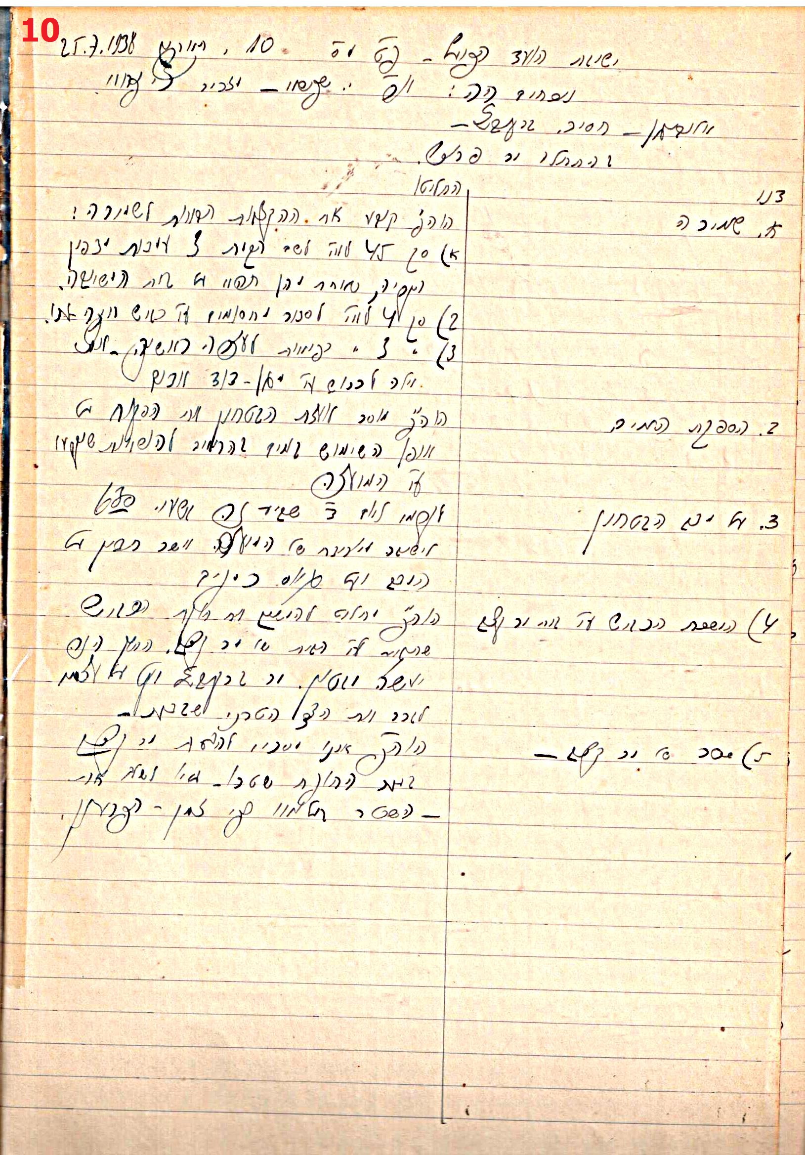 פרוטוקול 45 אגודה שיתופית – הנהלה 18.7.48 – 27.7.37 ועד הפועל by riki deri - Illustrated by מוזיאון בית גרושקביץ / כרך 45 - Ourboox.com