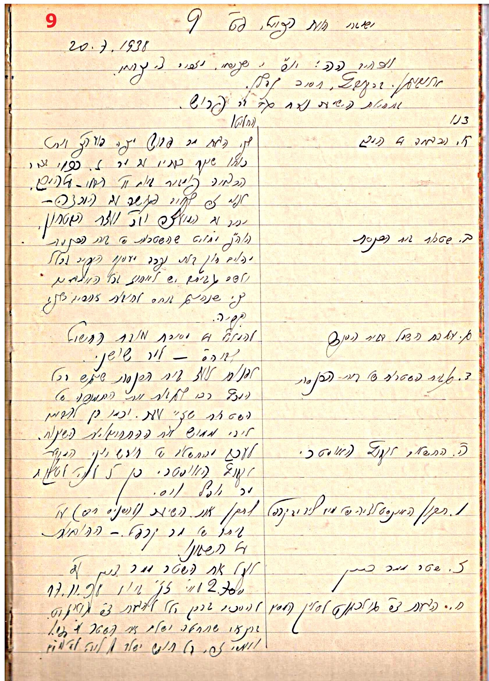 פרוטוקול 45 אגודה שיתופית – הנהלה 18.7.48 – 27.7.37 ועד הפועל by riki deri - Illustrated by מוזיאון בית גרושקביץ / כרך 45 - Ourboox.com