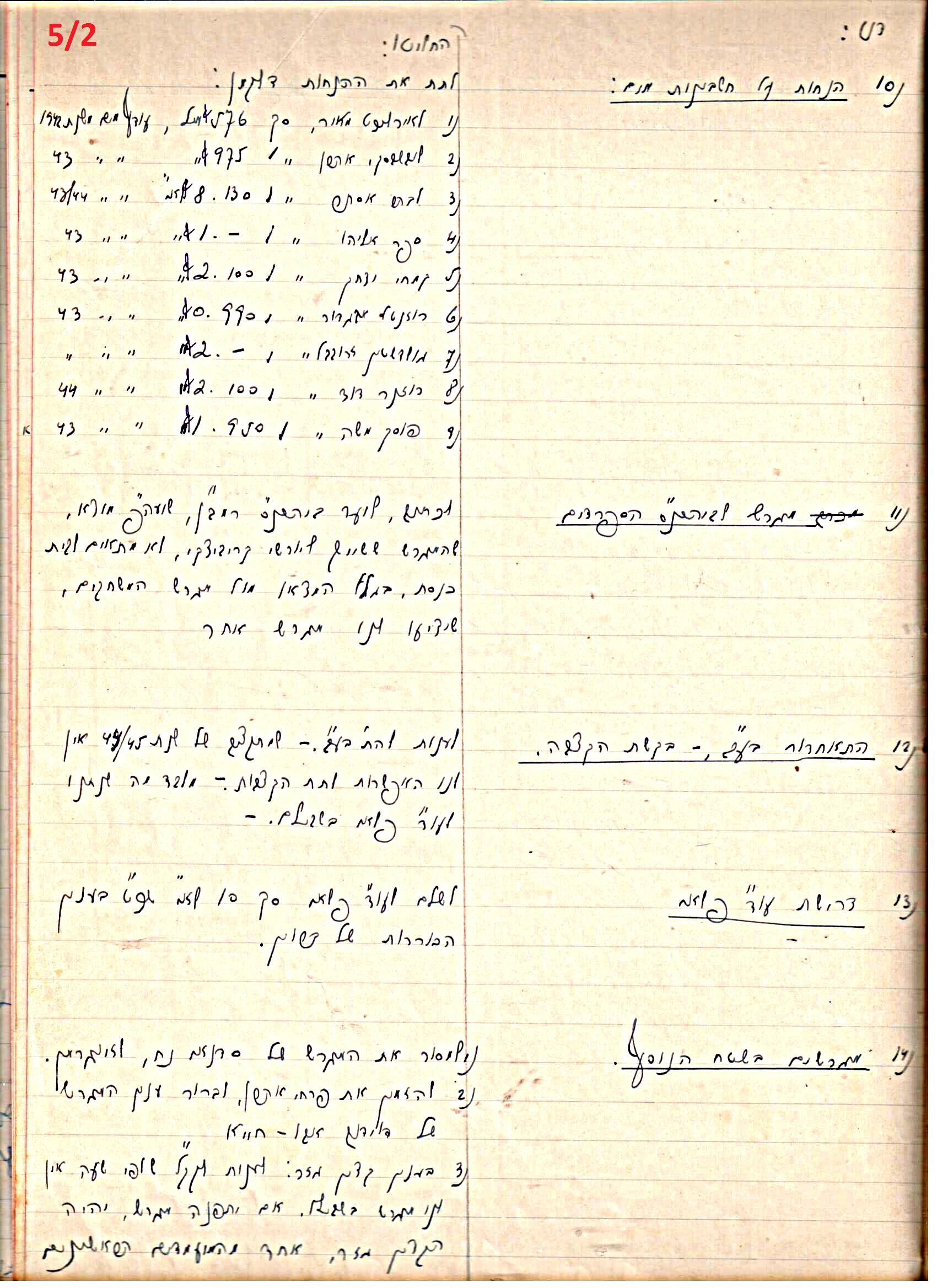 פרוטוקול 45 אגודה שיתופית – הנהלה 18.7.48 – 27.7.37 ועד הפועל by riki deri - Illustrated by מוזיאון בית גרושקביץ / כרך 45 - Ourboox.com