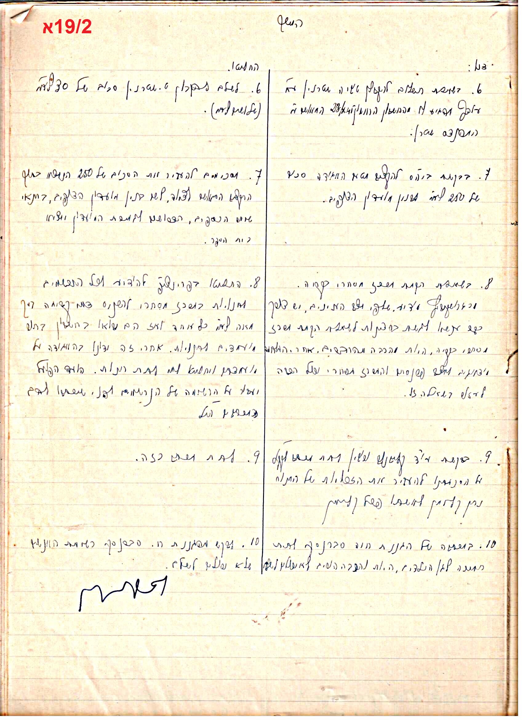 פרוטוקול 45 אגודה שיתופית – הנהלה 18.7.48 – 27.7.37 ועד הפועל by riki deri - Illustrated by מוזיאון בית גרושקביץ / כרך 45 - Ourboox.com