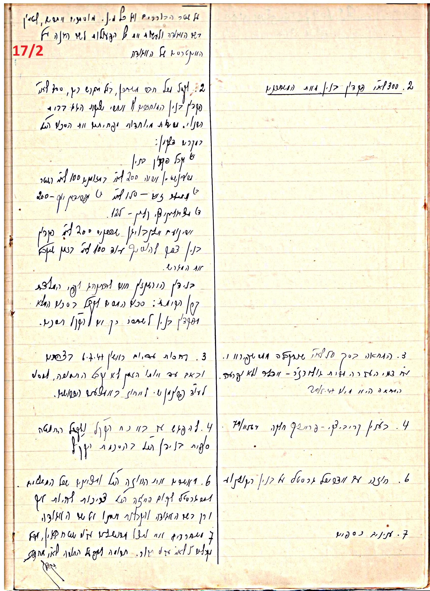 פרוטוקול 45 אגודה שיתופית – הנהלה 18.7.48 – 27.7.37 ועד הפועל by riki deri - Illustrated by מוזיאון בית גרושקביץ / כרך 45 - Ourboox.com