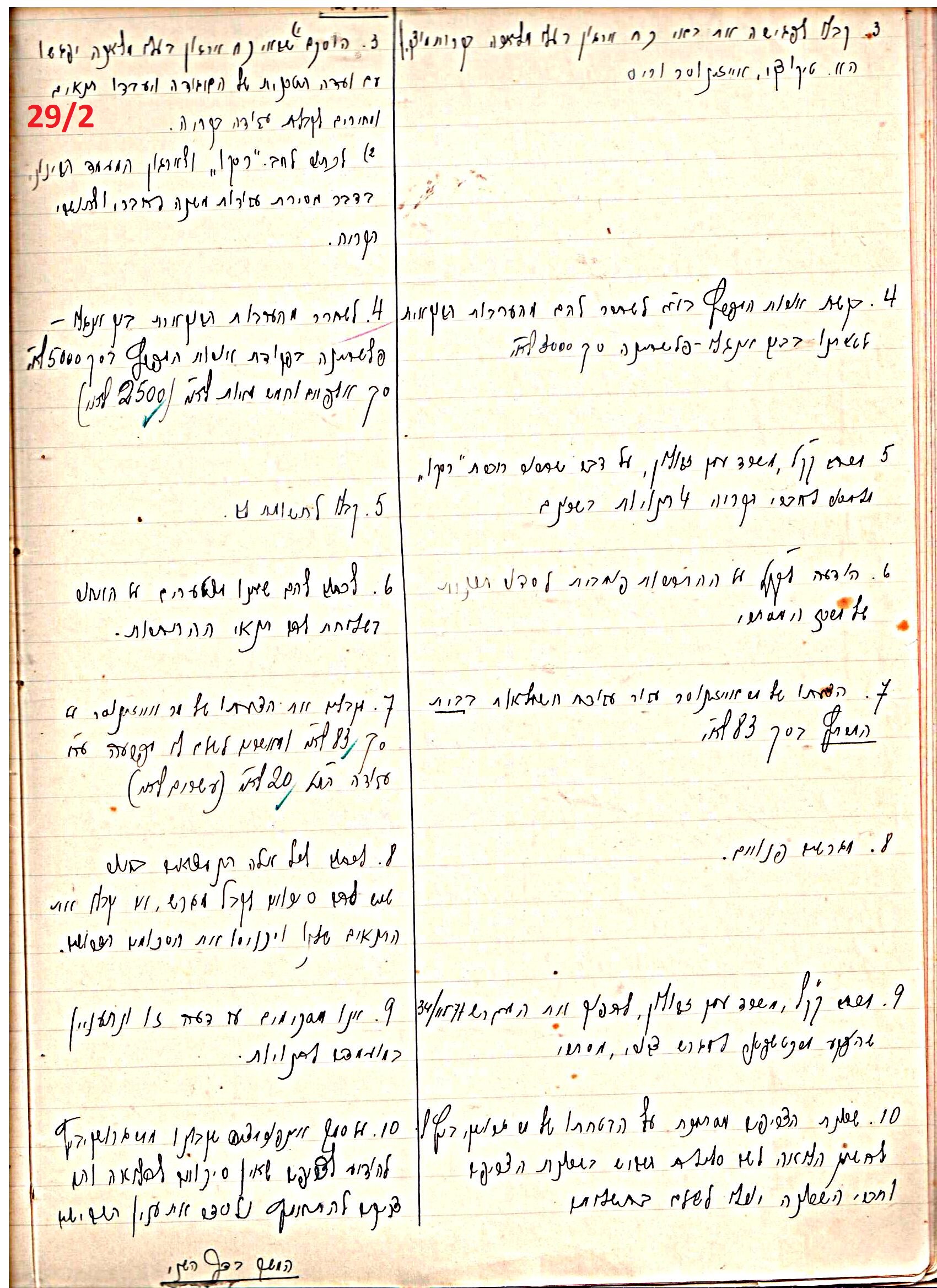 פרוטוקול 45 אגודה שיתופית – הנהלה 18.7.48 – 27.7.37 ועד הפועל by riki deri - Illustrated by מוזיאון בית גרושקביץ / כרך 45 - Ourboox.com
