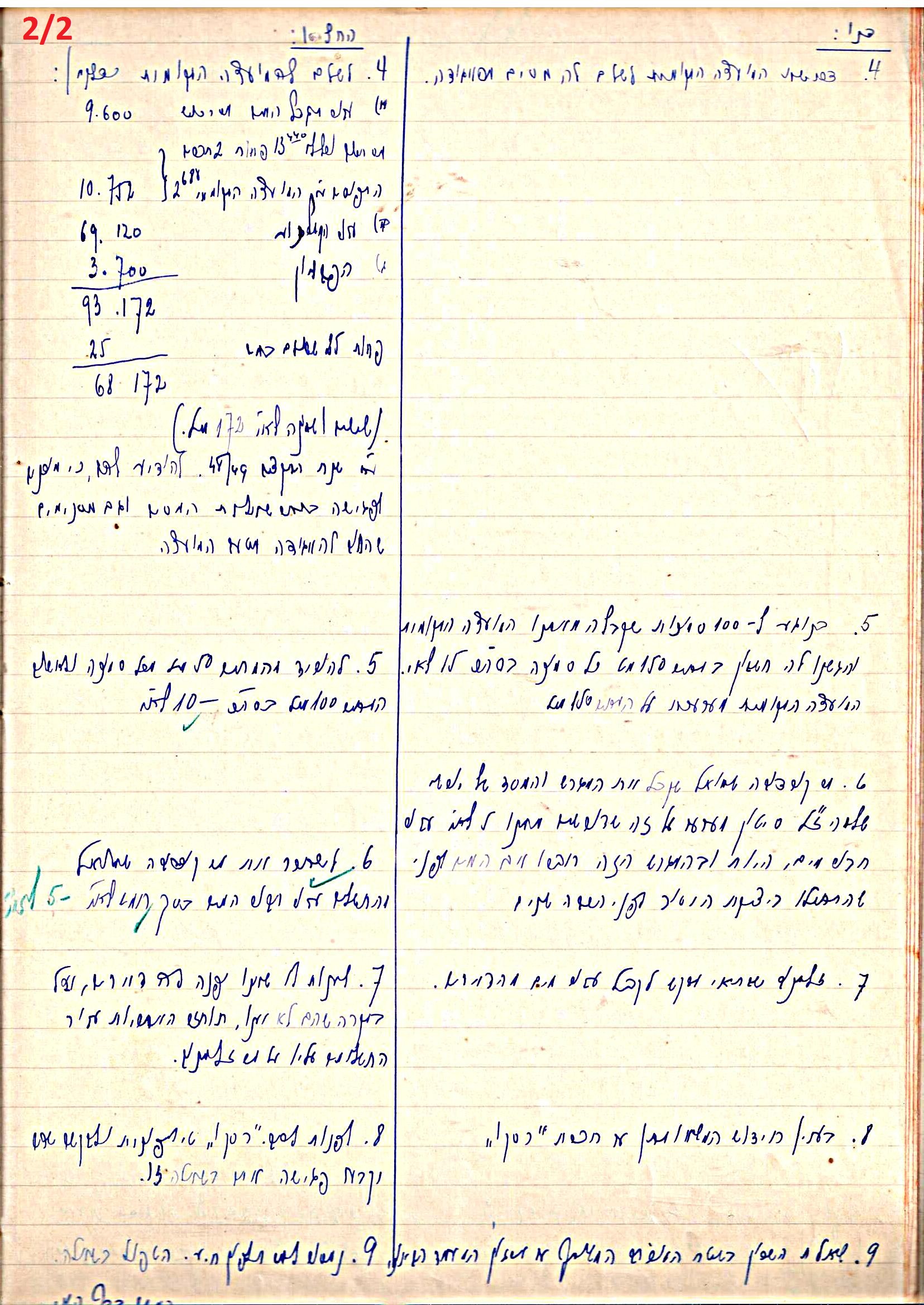 פרוטוקול 45 אגודה שיתופית – הנהלה 18.7.48 – 27.7.37 ועד הפועל by riki deri - Illustrated by מוזיאון בית גרושקביץ / כרך 45 - Ourboox.com