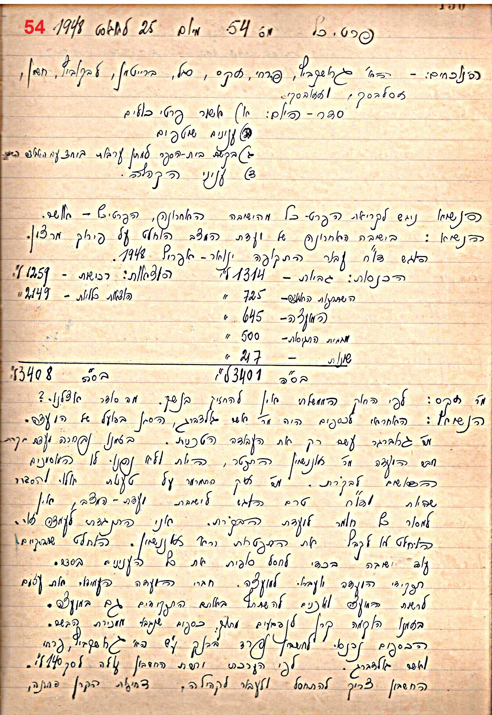 פרוטוקול 49 מועצה 26.10.50 – 8.8.45 by riki deri - Illustrated by מוזיאון בית גרושקביץ / כרך 49 - Ourboox.com
