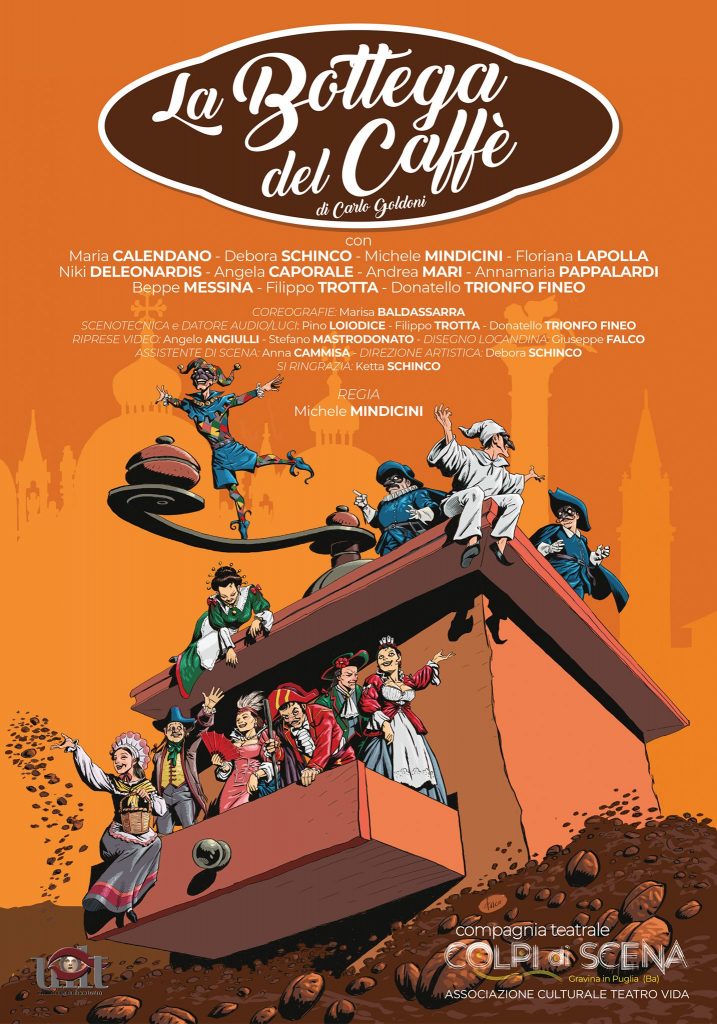 La bottega del caffè by Paola Manno - Illustrated by Classe 4 A - Ourboox.com