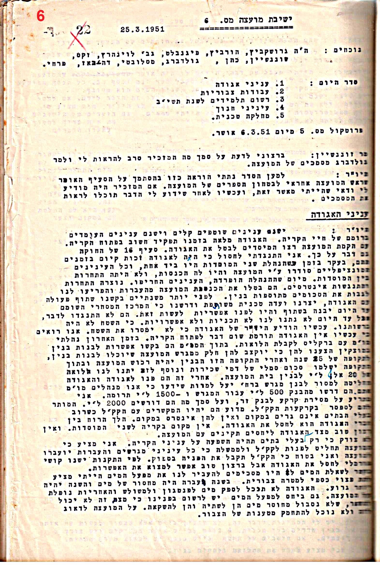פרוטוקול 50 מועצה 9.6.55 – 31.12.50 by riki deri - Illustrated by מוזיאון בית גרושקביץ / כרך 50 - Ourboox.com