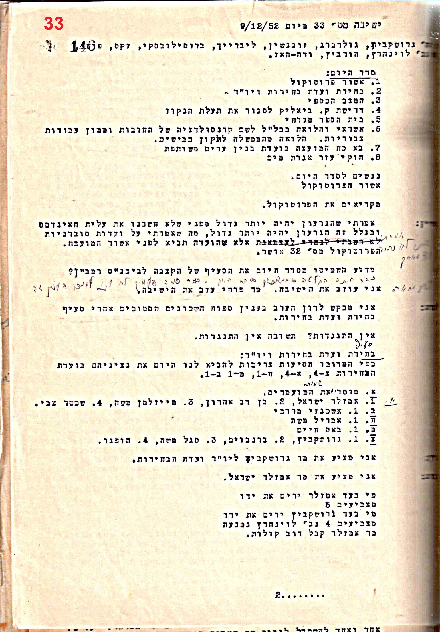פרוטוקול 50 מועצה 9.6.55 – 31.12.50 by riki deri - Illustrated by מוזיאון בית גרושקביץ / כרך 50 - Ourboox.com