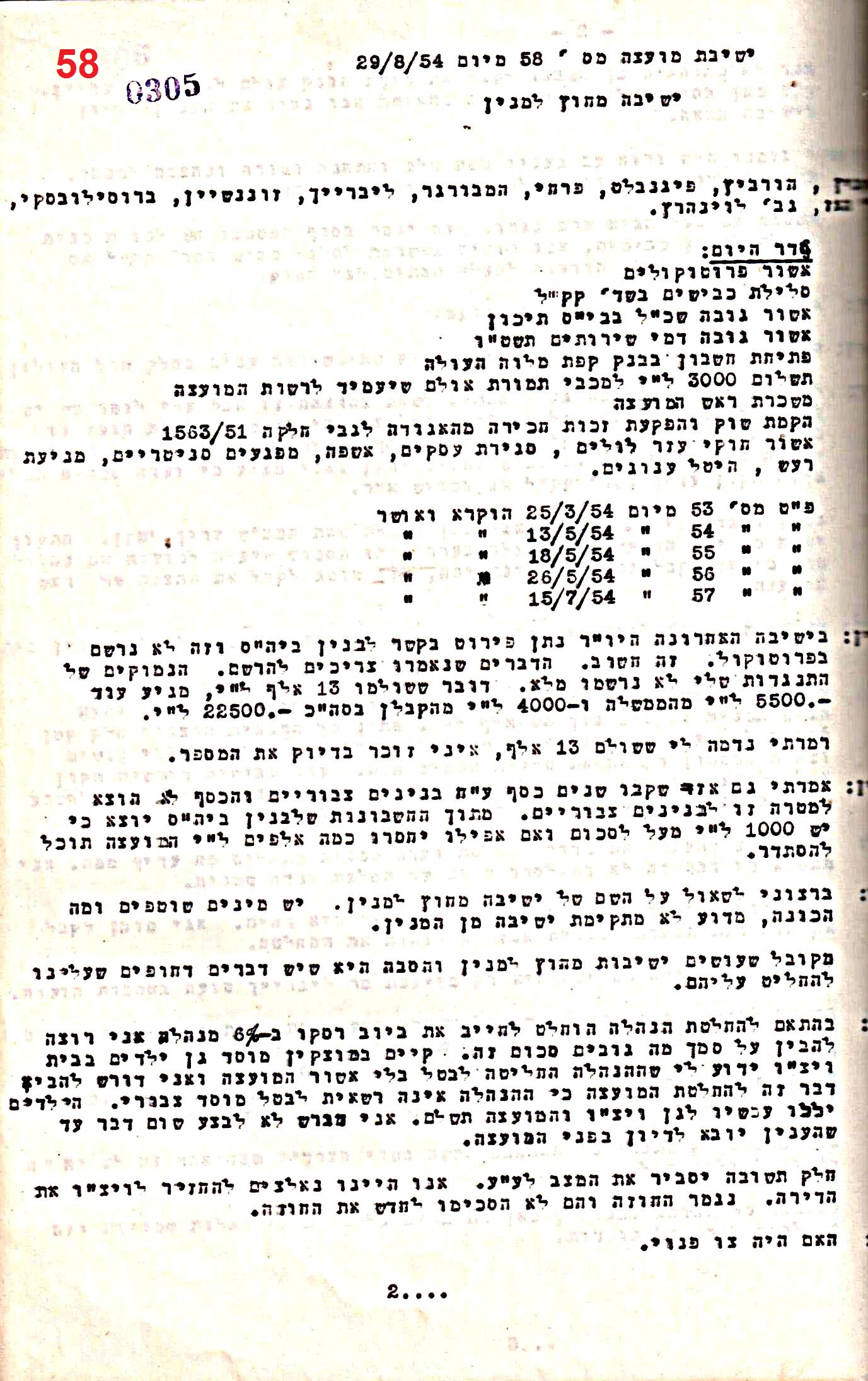 פרוטוקול 50 מועצה 9.6.55 – 31.12.50 by riki deri - Illustrated by מוזיאון בית גרושקביץ / כרך 50 - Ourboox.com