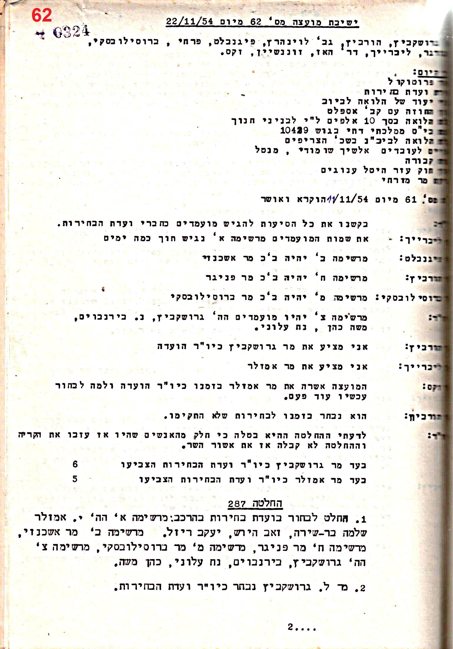 פרוטוקול 50 מועצה 9.6.55 – 31.12.50 by riki deri - Illustrated by מוזיאון בית גרושקביץ / כרך 50 - Ourboox.com