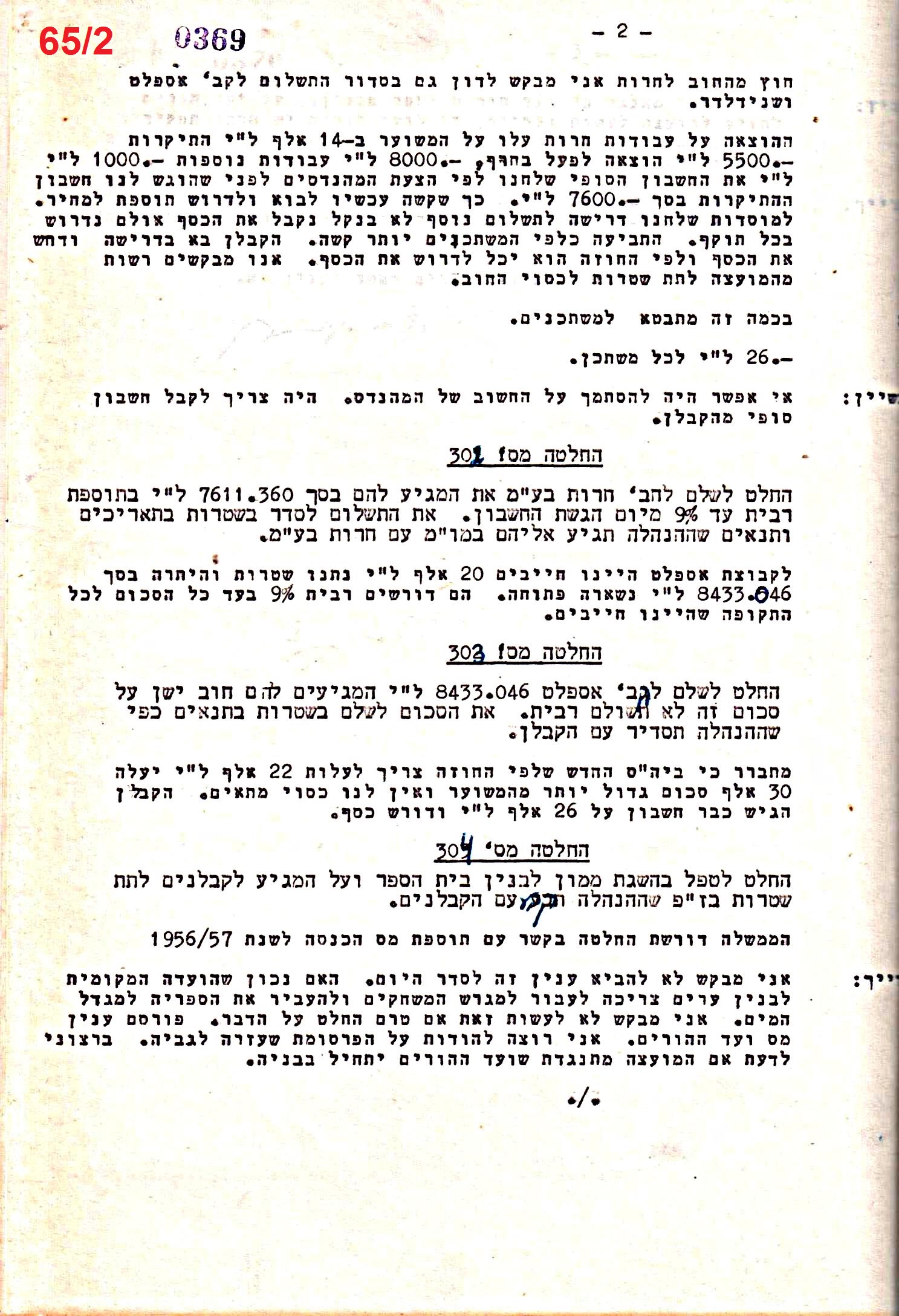 פרוטוקול 50 מועצה 9.6.55 – 31.12.50 by riki deri - Illustrated by מוזיאון בית גרושקביץ / כרך 50 - Ourboox.com