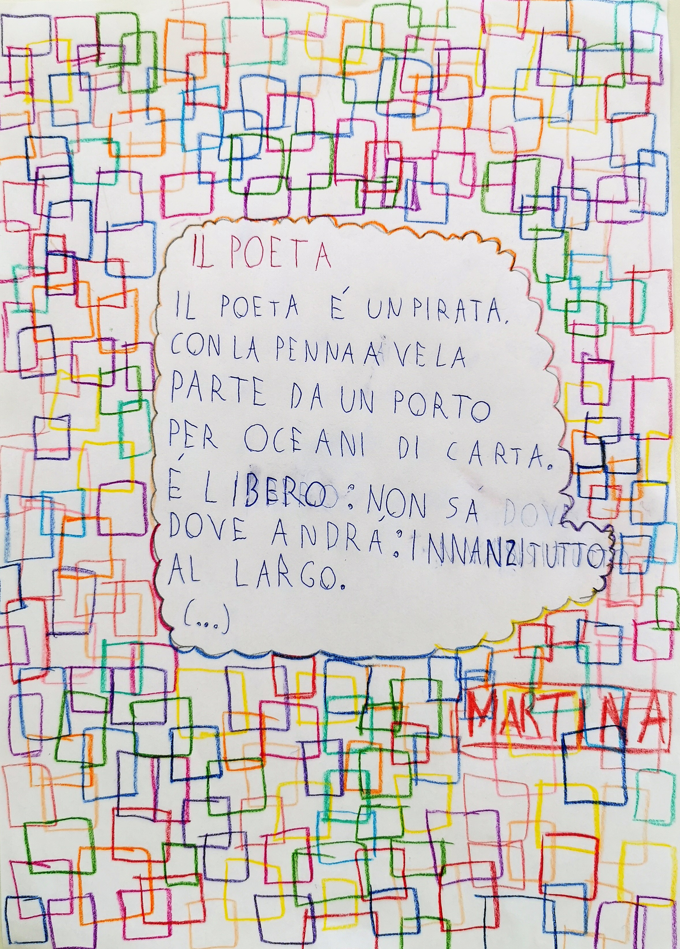 IF I WERE A POET – CLASS 3A S.FRANCESCO PRIMARY SCHOOL by Tiziana Buonocore - Illustrated by CLASS 3A S.FRANCESCO PRIMARY SCHOOL - Ourboox.com