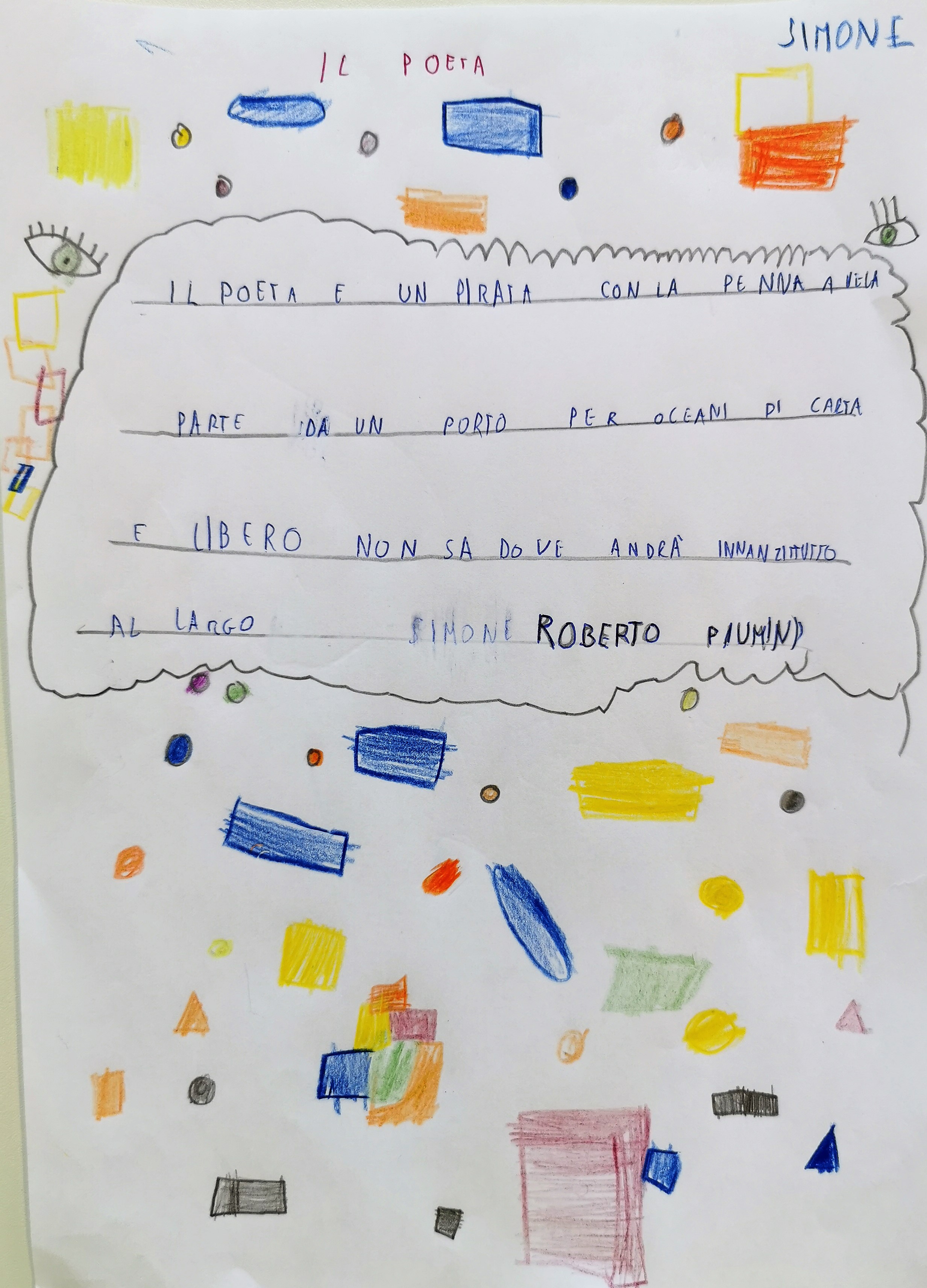 IF I WERE A POET – CLASS 3A S.FRANCESCO PRIMARY SCHOOL by Tiziana Buonocore - Illustrated by CLASS 3A S.FRANCESCO PRIMARY SCHOOL - Ourboox.com