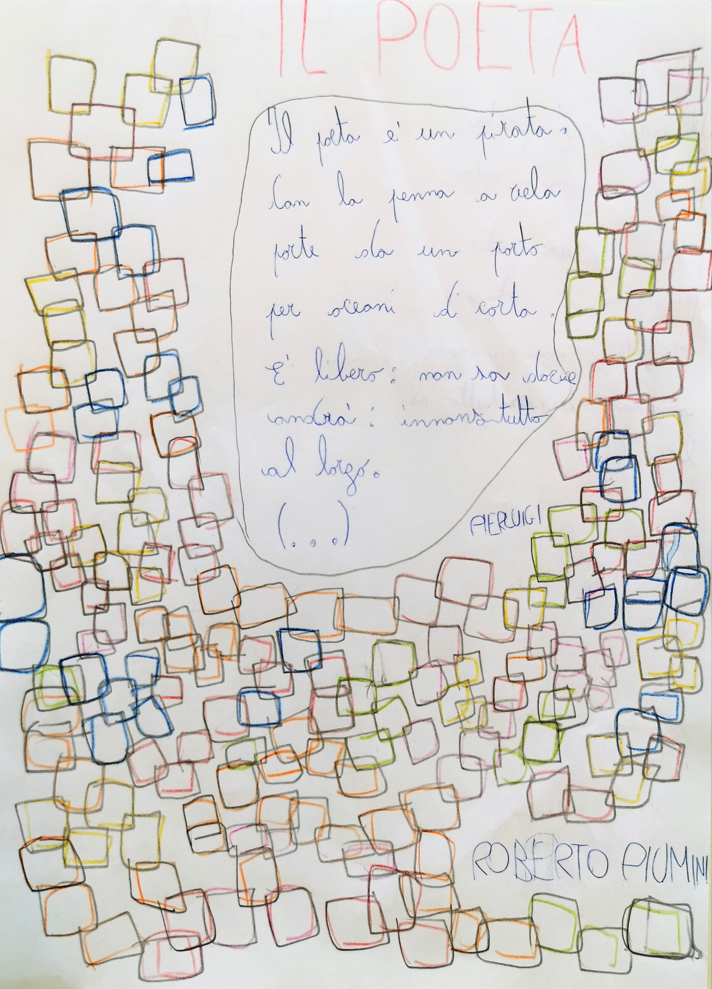 IF I WERE A POET – CLASS 3A S.FRANCESCO PRIMARY SCHOOL by Tiziana Buonocore - Illustrated by CLASS 3A S.FRANCESCO PRIMARY SCHOOL - Ourboox.com