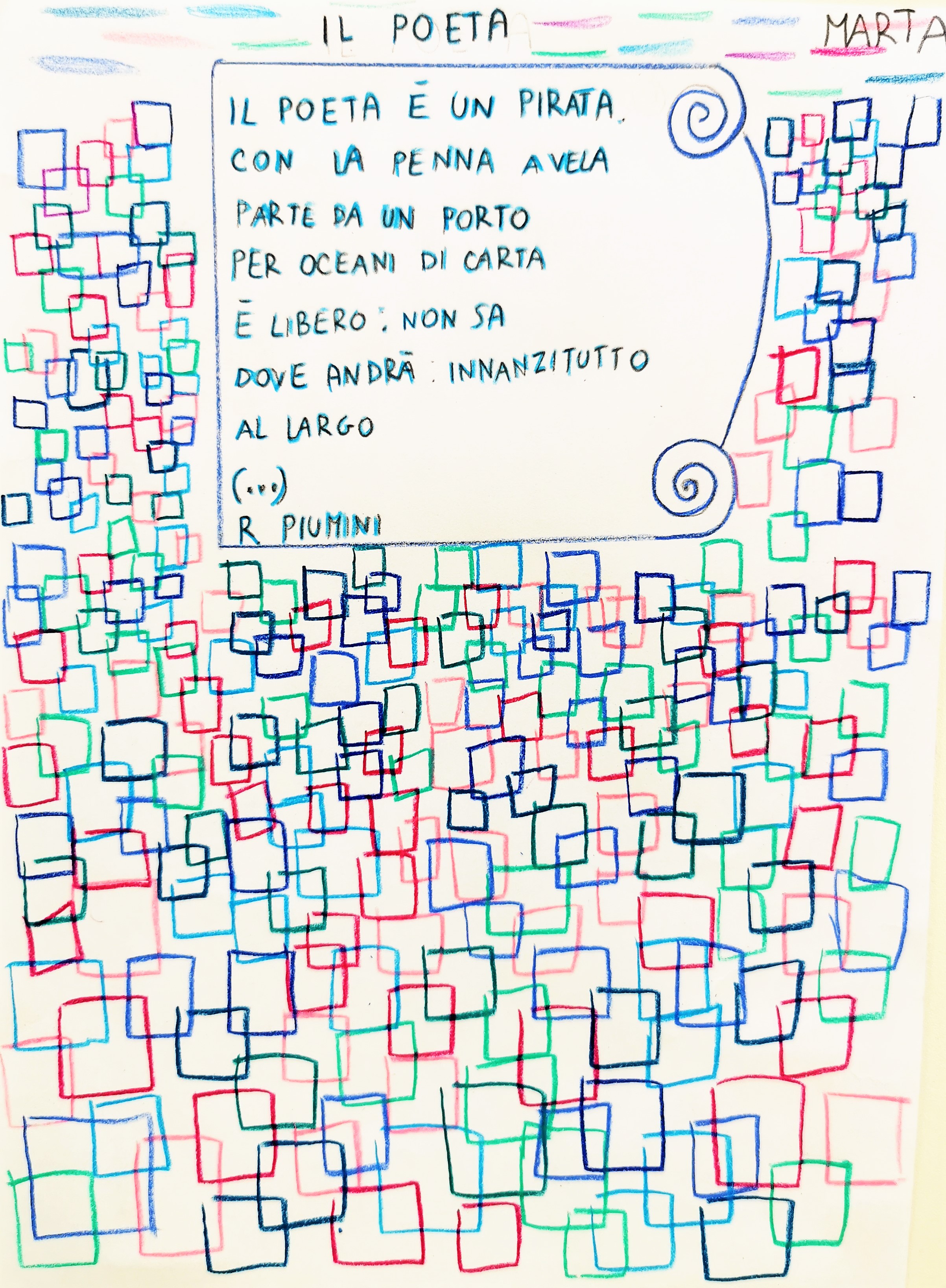 IF I WERE A POET – CLASS 3A S.FRANCESCO PRIMARY SCHOOL by Tiziana Buonocore - Illustrated by CLASS 3A S.FRANCESCO PRIMARY SCHOOL - Ourboox.com