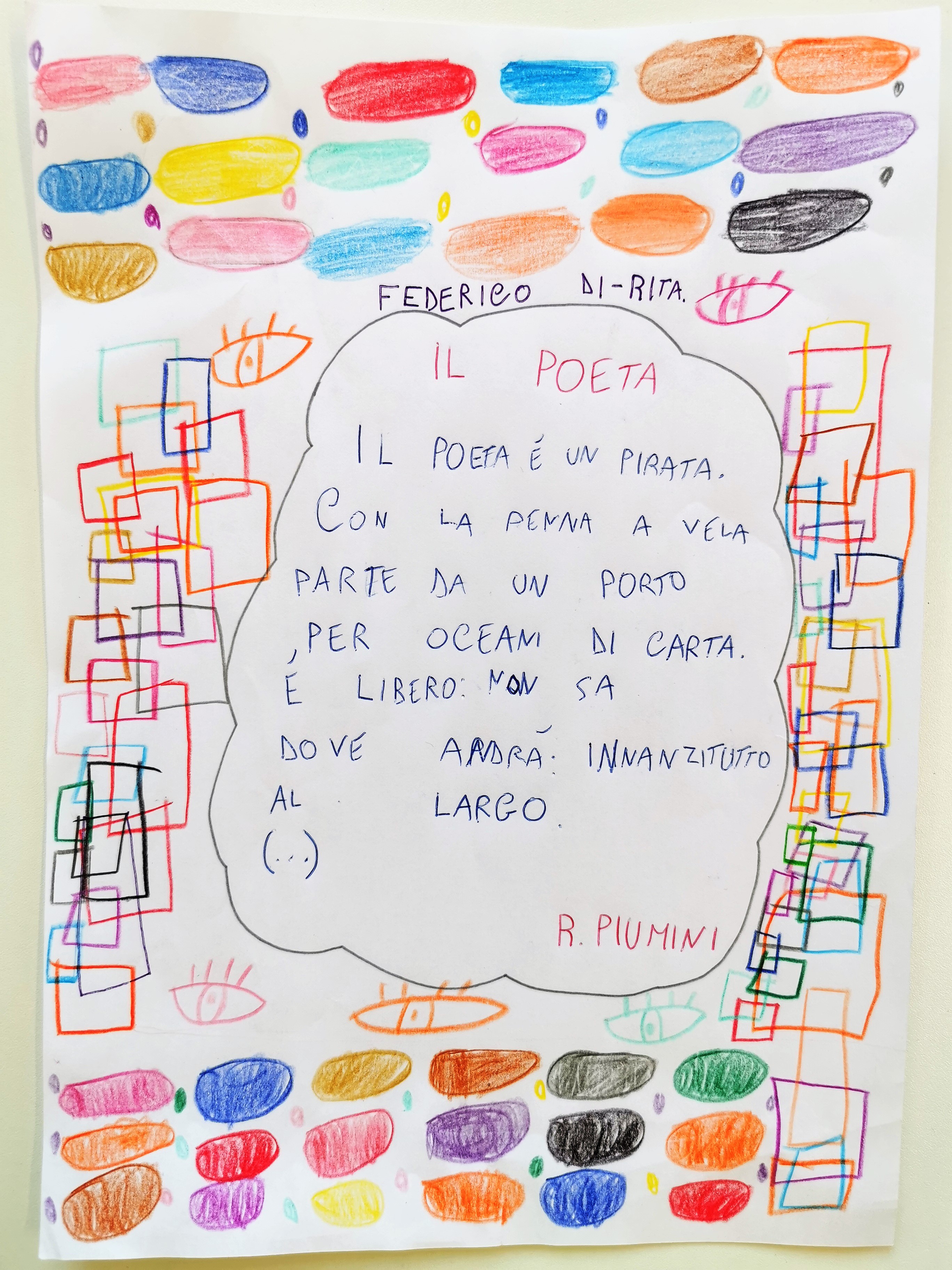 IF I WERE A POET – CLASS 3A S.FRANCESCO PRIMARY SCHOOL by Tiziana Buonocore - Illustrated by CLASS 3A S.FRANCESCO PRIMARY SCHOOL - Ourboox.com