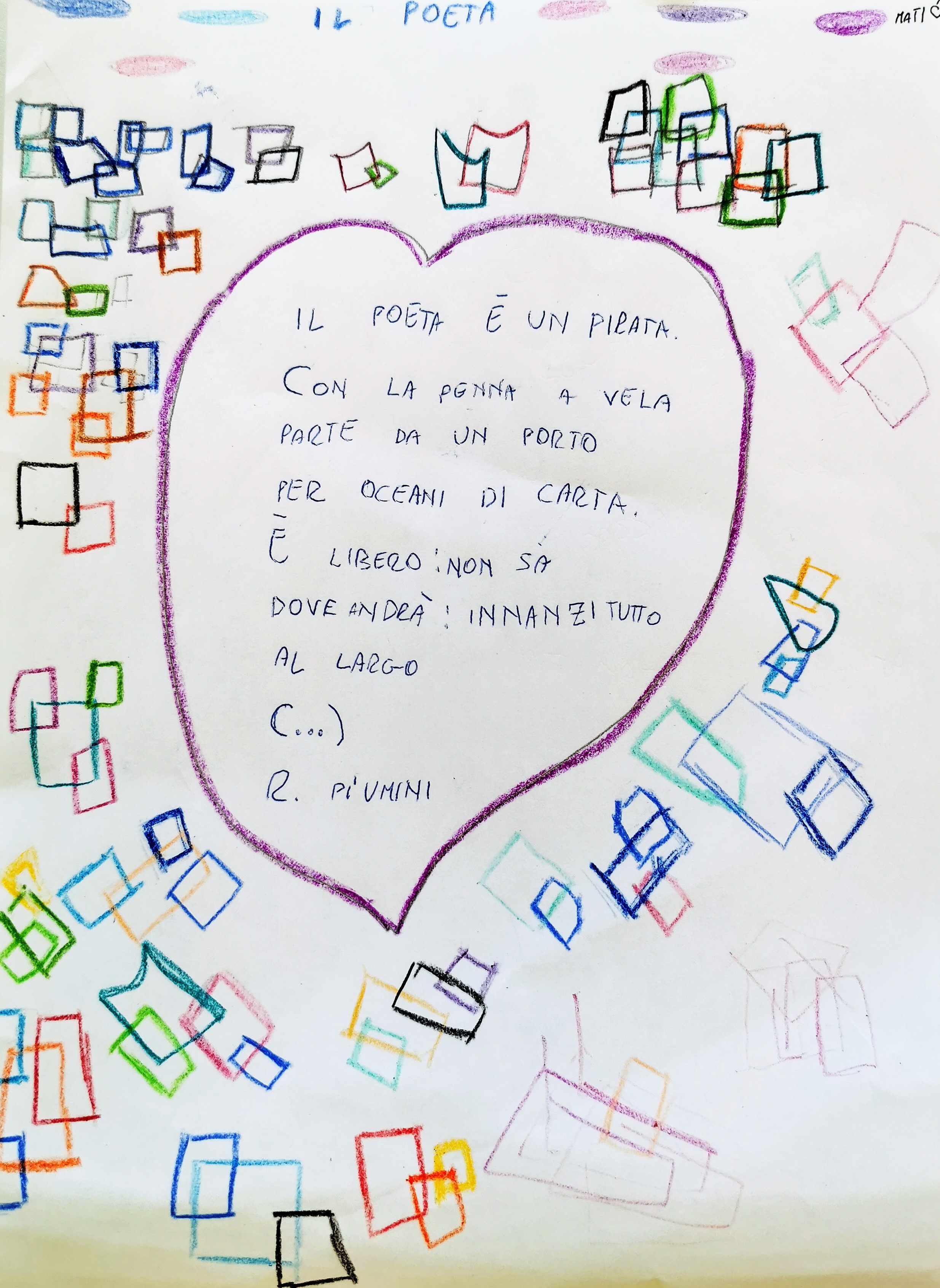 IF I WERE A POET – CLASS 3A S.FRANCESCO PRIMARY SCHOOL by Tiziana Buonocore - Illustrated by CLASS 3A S.FRANCESCO PRIMARY SCHOOL - Ourboox.com