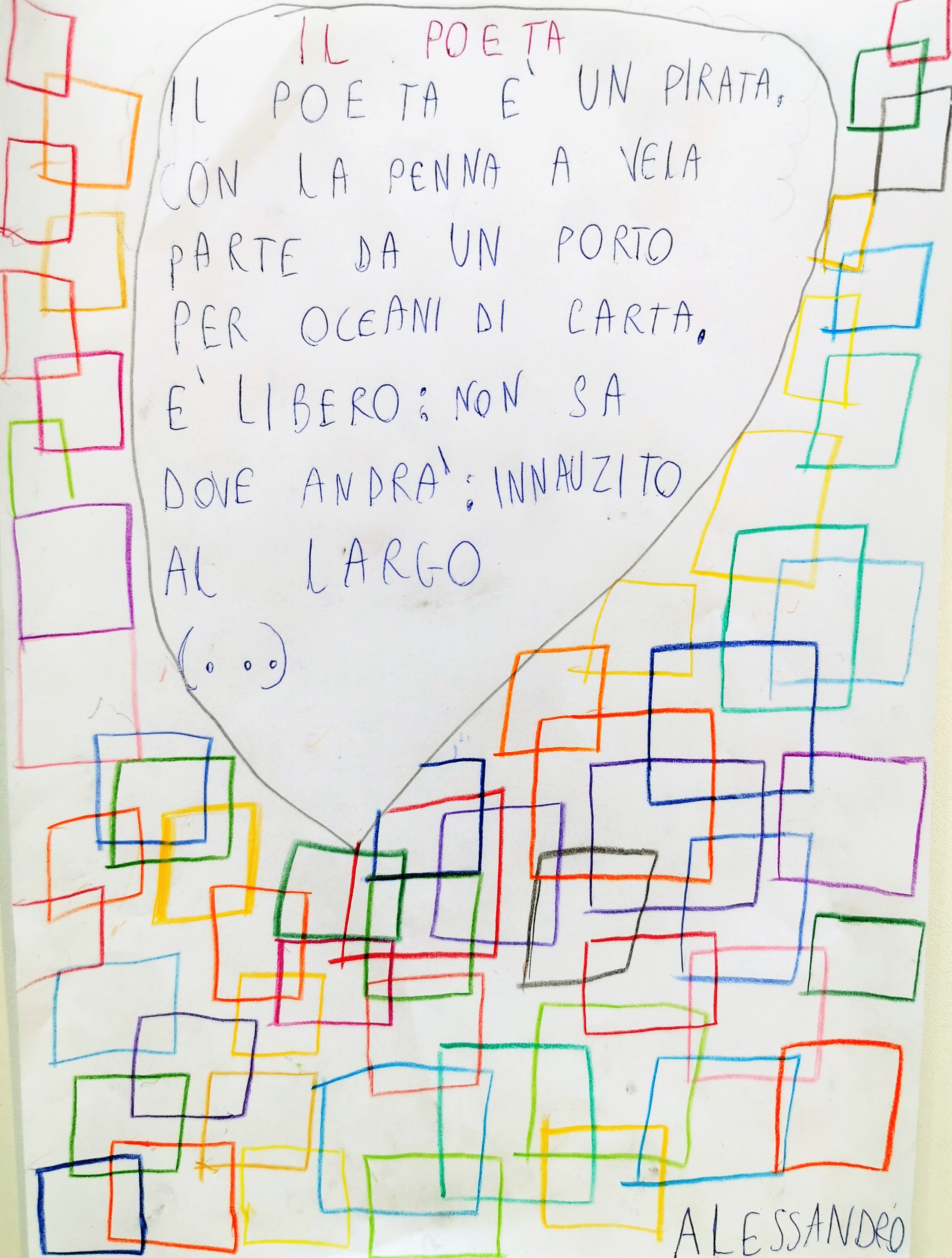 IF I WERE A POET – CLASS 3A S.FRANCESCO PRIMARY SCHOOL by Tiziana Buonocore - Illustrated by CLASS 3A S.FRANCESCO PRIMARY SCHOOL - Ourboox.com