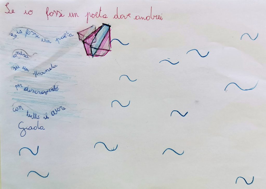IF I WERE A POET – CLASS 3A S.FRANCESCO PRIMARY SCHOOL by Tiziana Buonocore - Illustrated by CLASS 3A S.FRANCESCO PRIMARY SCHOOL - Ourboox.com