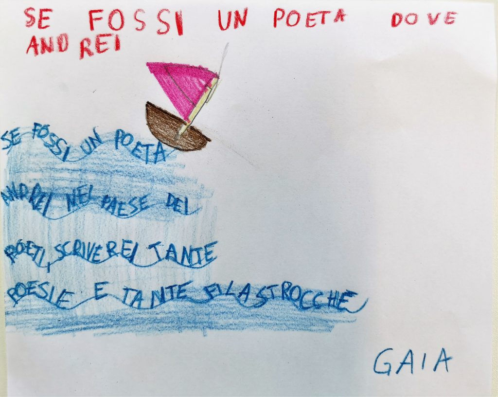 IF I WERE A POET – CLASS 3A S.FRANCESCO PRIMARY SCHOOL by Tiziana Buonocore - Illustrated by CLASS 3A S.FRANCESCO PRIMARY SCHOOL - Ourboox.com