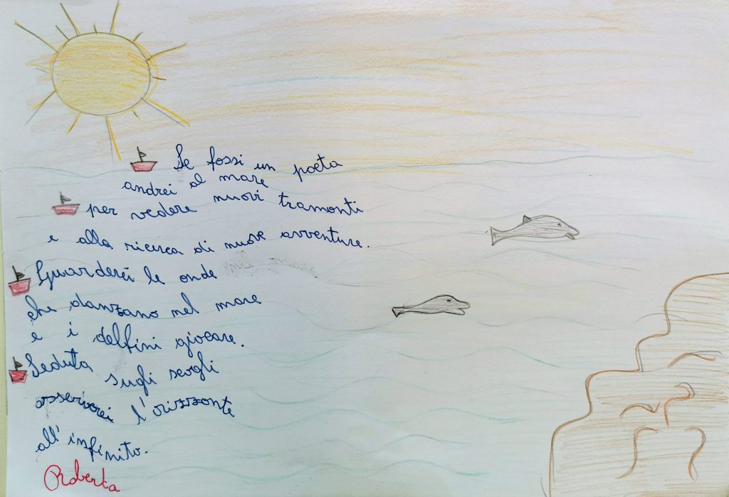 IF I WERE A POET – CLASS 3A S.FRANCESCO PRIMARY SCHOOL by Tiziana Buonocore - Illustrated by CLASS 3A S.FRANCESCO PRIMARY SCHOOL - Ourboox.com