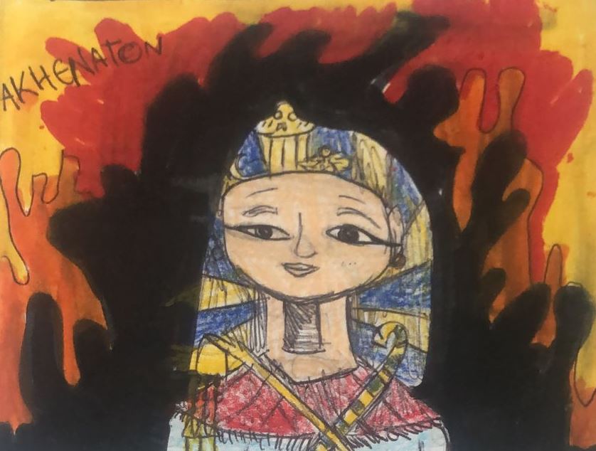 # QUATTRO PASSI SULLE RIVE DEL NILO by maestra emy - Illustrated by I.C.Nunzio Nasi di Trapani Alunni classe 4^ B plesso don Milani - Ourboox.com