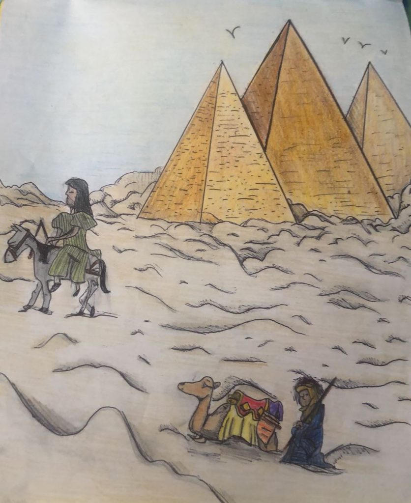 # QUATTRO PASSI SULLE RIVE DEL NILO by maestra emy - Illustrated by I.C.Nunzio Nasi di Trapani Alunni classe 4^ B plesso don Milani - Ourboox.com