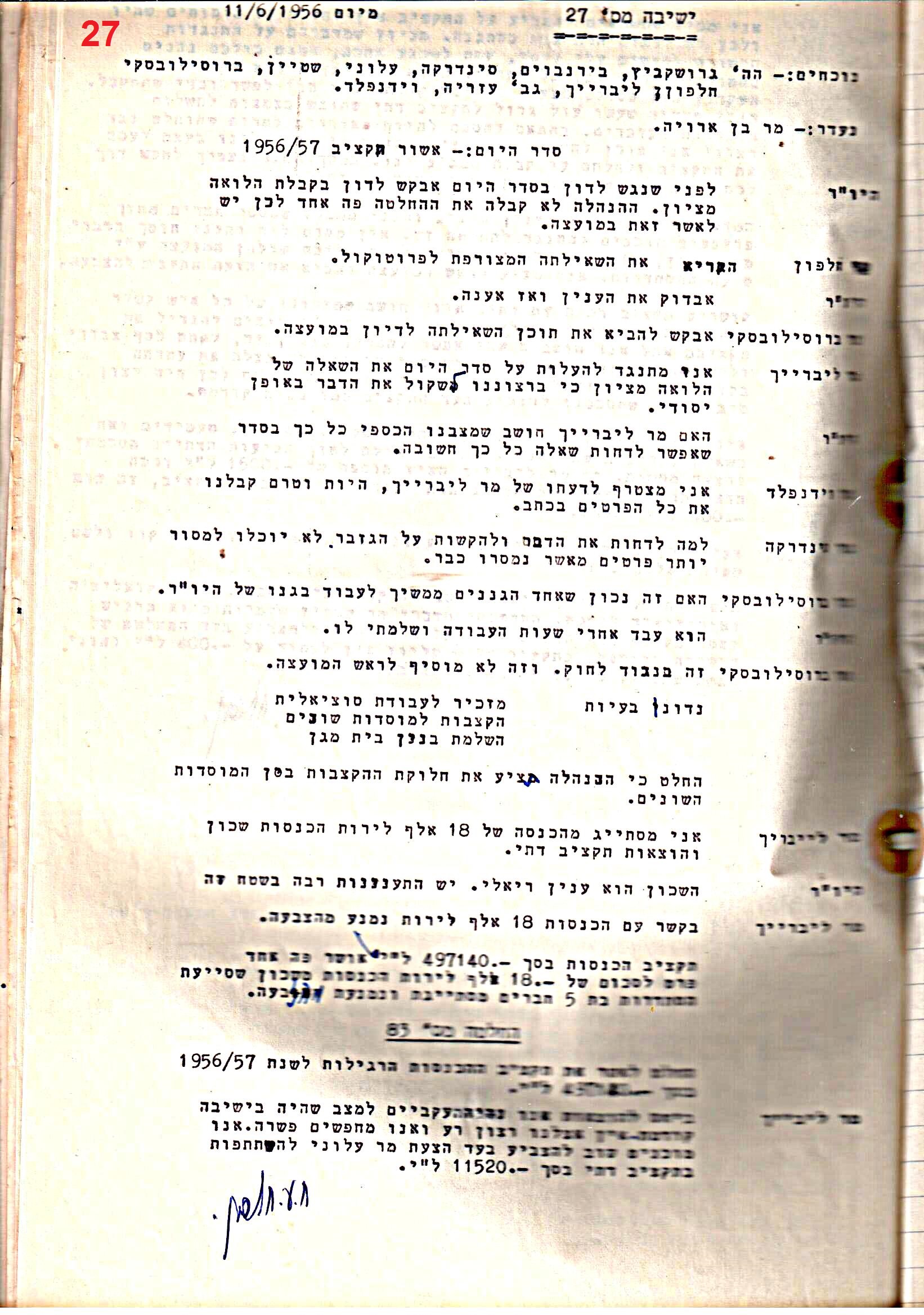 פרוטוקול 51 מועצה 8.10.59 – 11.9.55 by riki deri - Illustrated by מוזיאון בית גרושקביץ / כרך 51 - Ourboox.com
