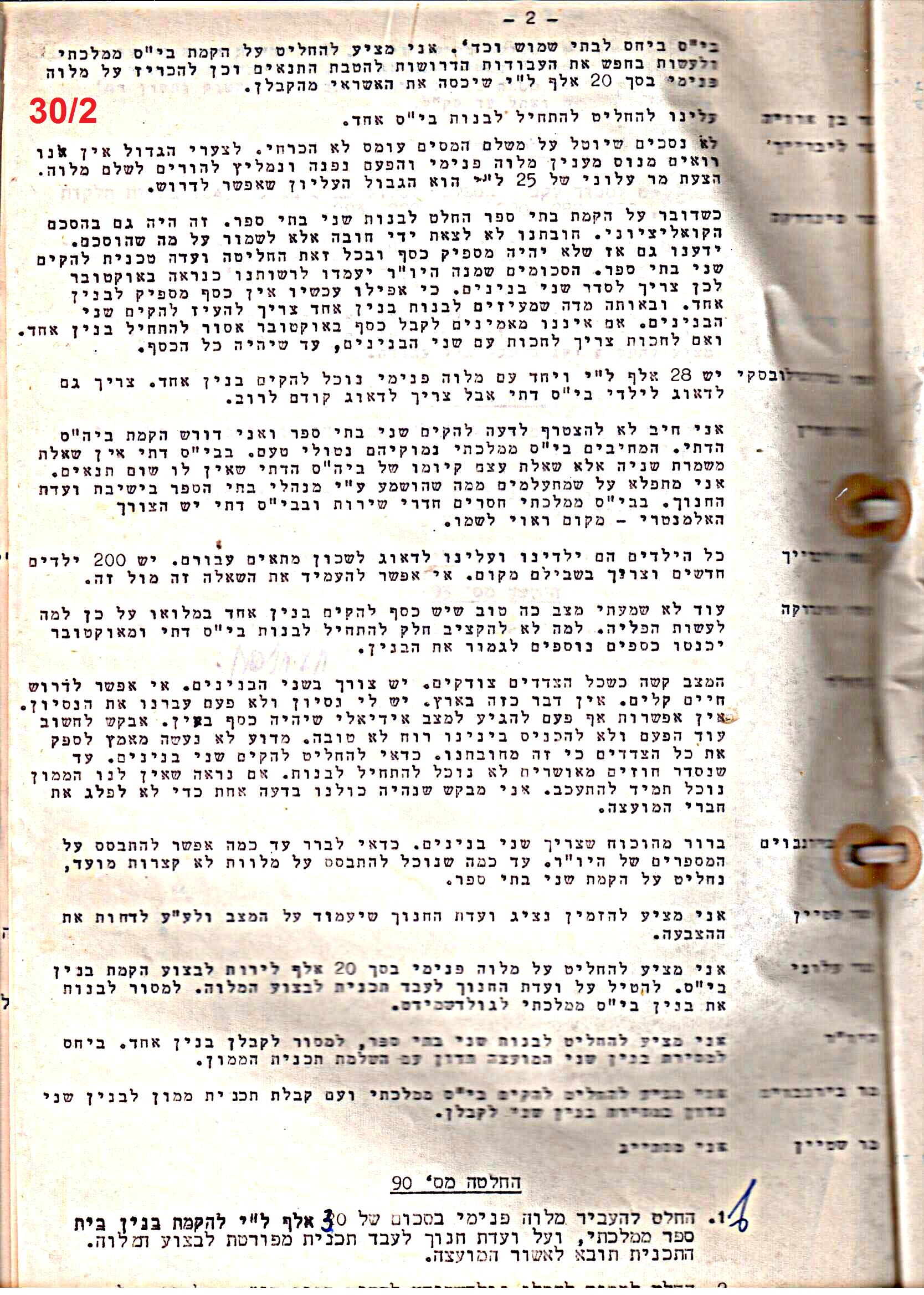 פרוטוקול 51 מועצה 8.10.59 – 11.9.55 by riki deri - Illustrated by מוזיאון בית גרושקביץ / כרך 51 - Ourboox.com