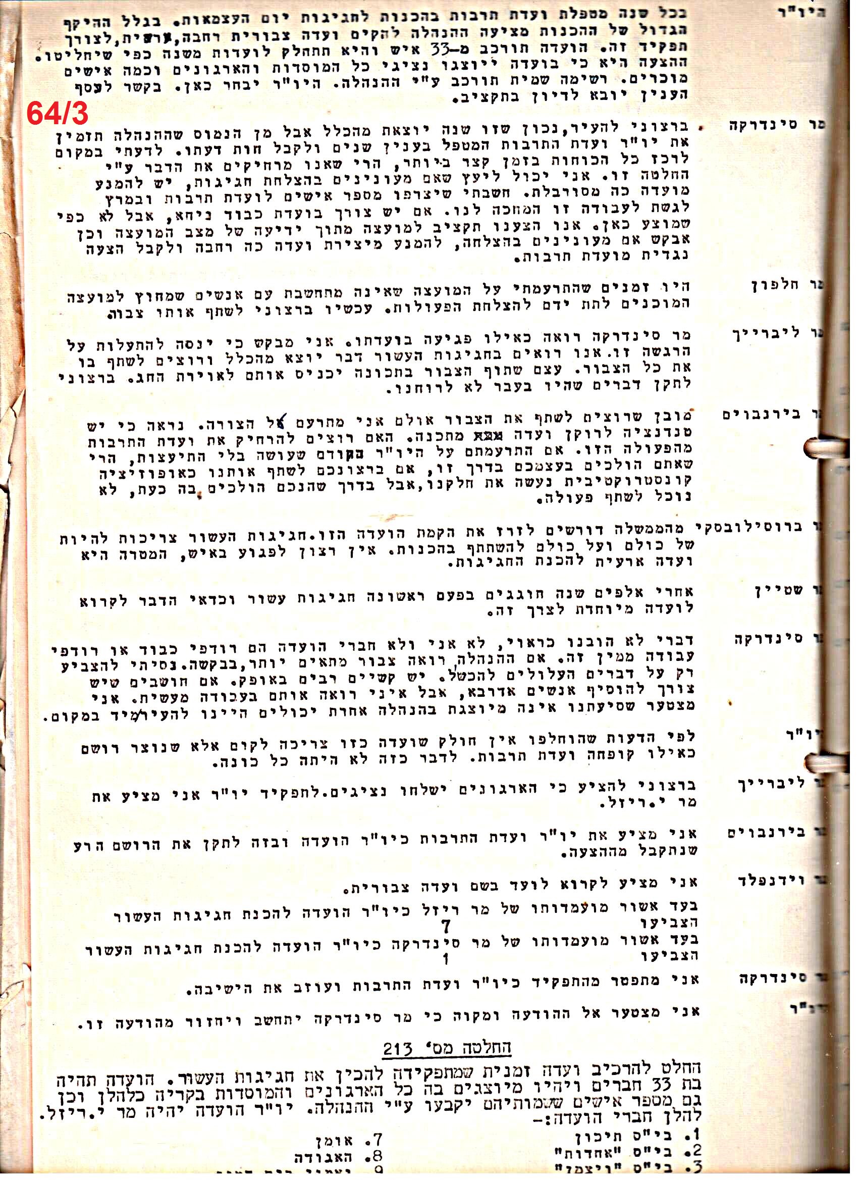 פרוטוקול 51 מועצה 8.10.59 – 11.9.55 by riki deri - Illustrated by מוזיאון בית גרושקביץ / כרך 51 - Ourboox.com