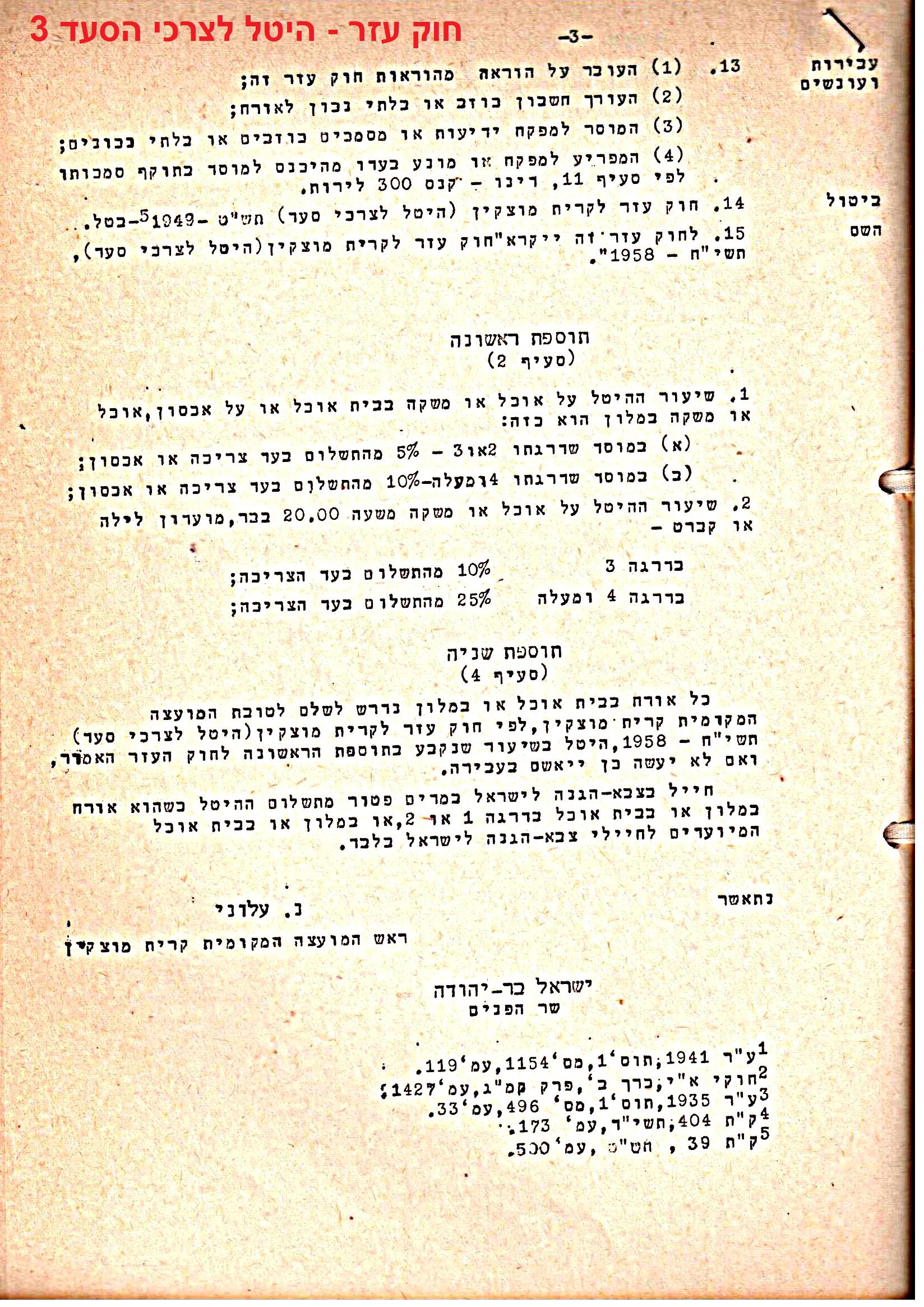 פרוטוקול 51 מועצה 8.10.59 – 11.9.55 by riki deri - Illustrated by מוזיאון בית גרושקביץ / כרך 51 - Ourboox.com
