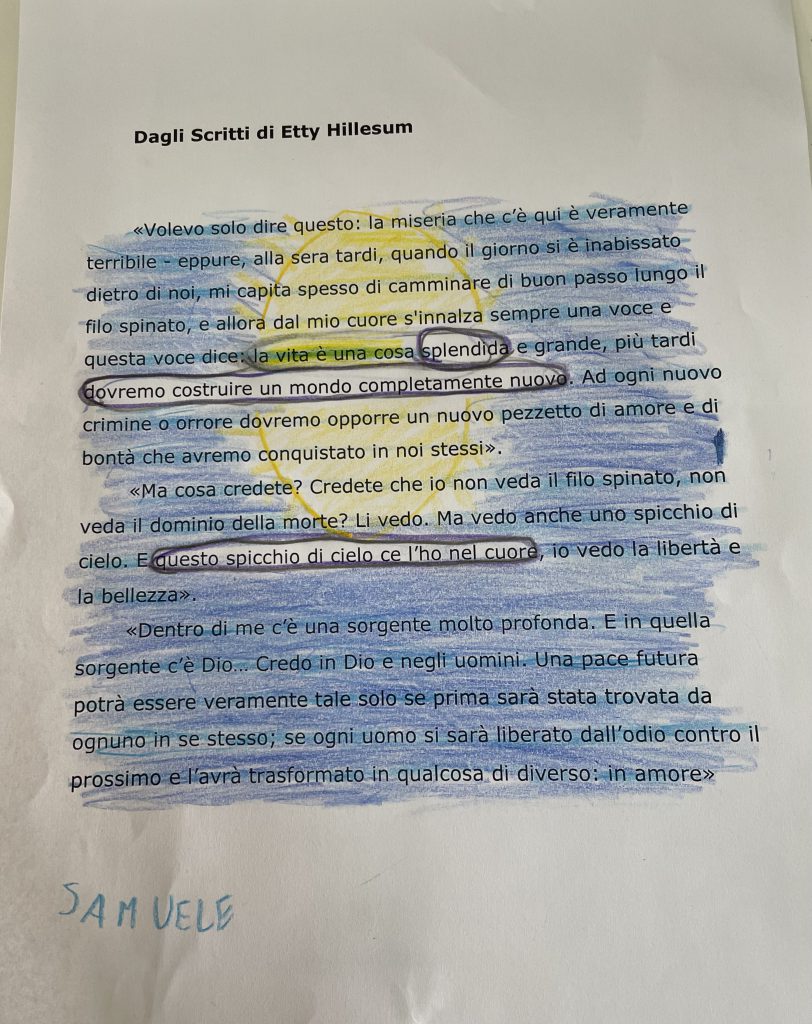 Dagli scritti di Hetty Hillesum by Rosaria Ricciardo - Ourboox.com