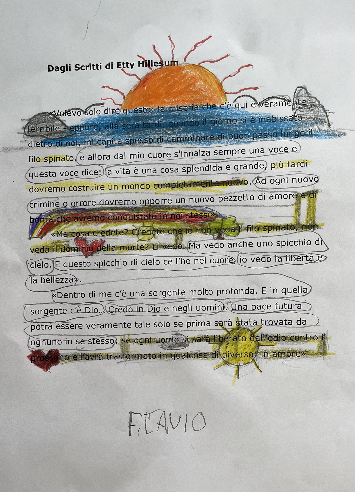 Dagli scritti di Hetty Hillesum by Rosaria Ricciardo - Ourboox.com