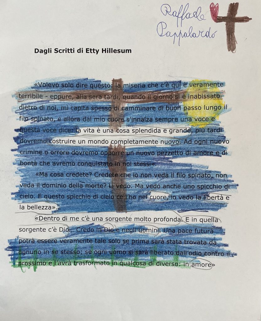 Dagli scritti di Hetty Hillesum by Rosaria Ricciardo - Ourboox.com