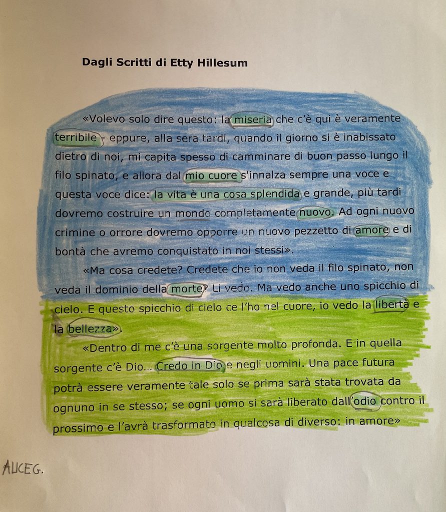 Dagli scritti di Hetty Hillesum by Rosaria Ricciardo - Ourboox.com