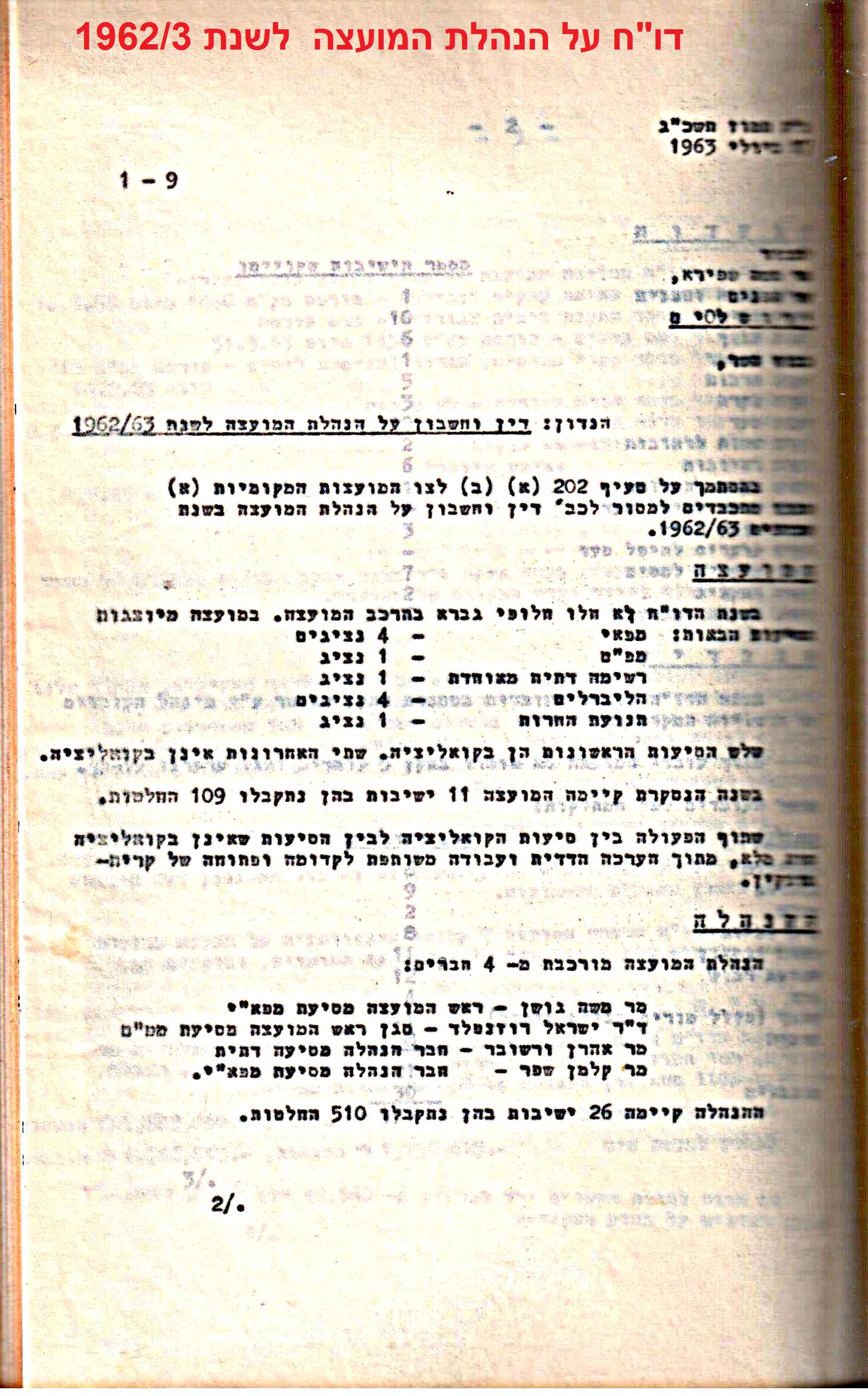 פרוטוקול 52 מועצה 24.10.65 – 6.1.53 by riki deri - Illustrated by מוזיאון בית גרושקביץ / כרך 52 - Ourboox.com