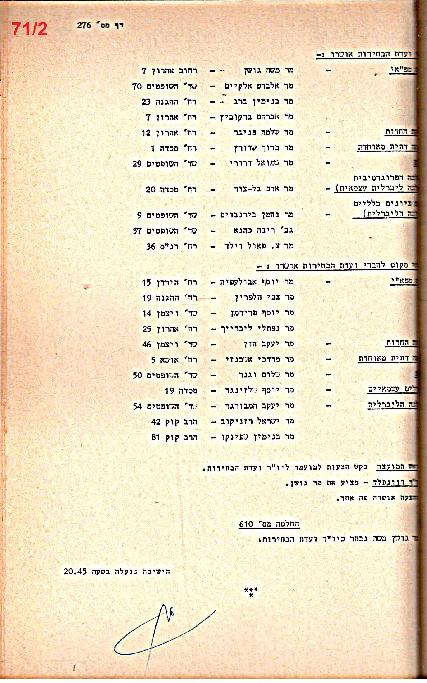 פרוטוקול 52 מועצה 24.10.65 – 6.1.53 by riki deri - Illustrated by מוזיאון בית גרושקביץ / כרך 52 - Ourboox.com