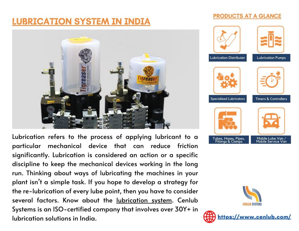 Top Lubrication System in India Ourboox