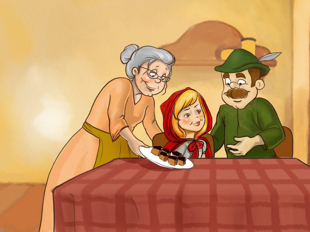 Червената шапчица by Mariela Krasteva - Illustrated by Мариела Кръстева - Ourboox.com