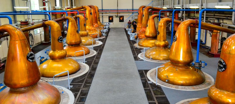 tipos de whisky alambiques pot stills