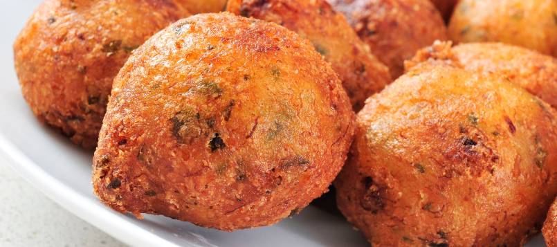 Buñuelos de bacalao receta