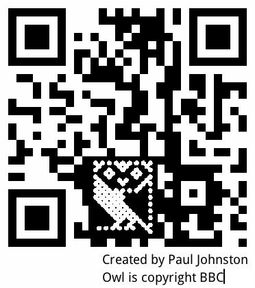 BBC Computer Literacy Project Owl QR Code