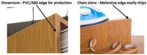 Cabinet Edging Comparison
