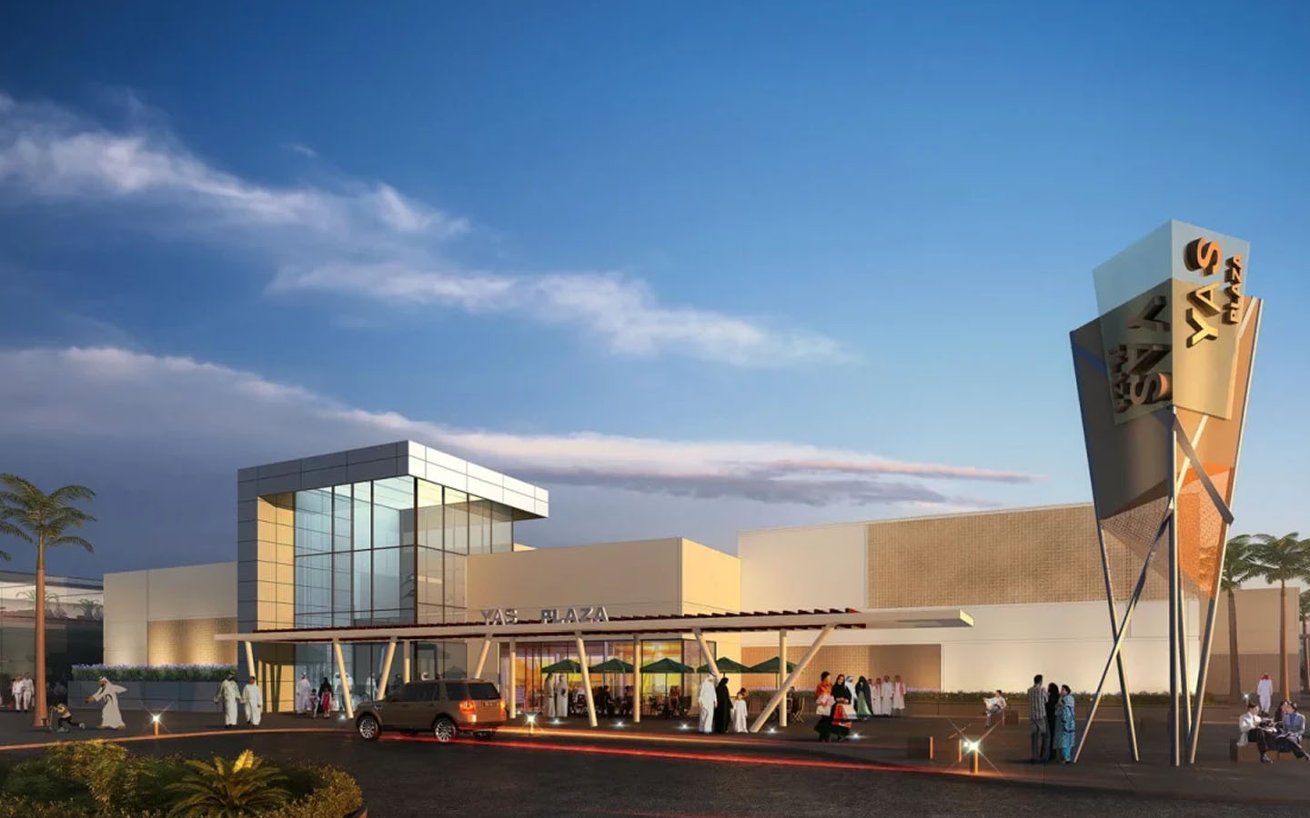 Yas Miral - West Plaza Surface Car Park